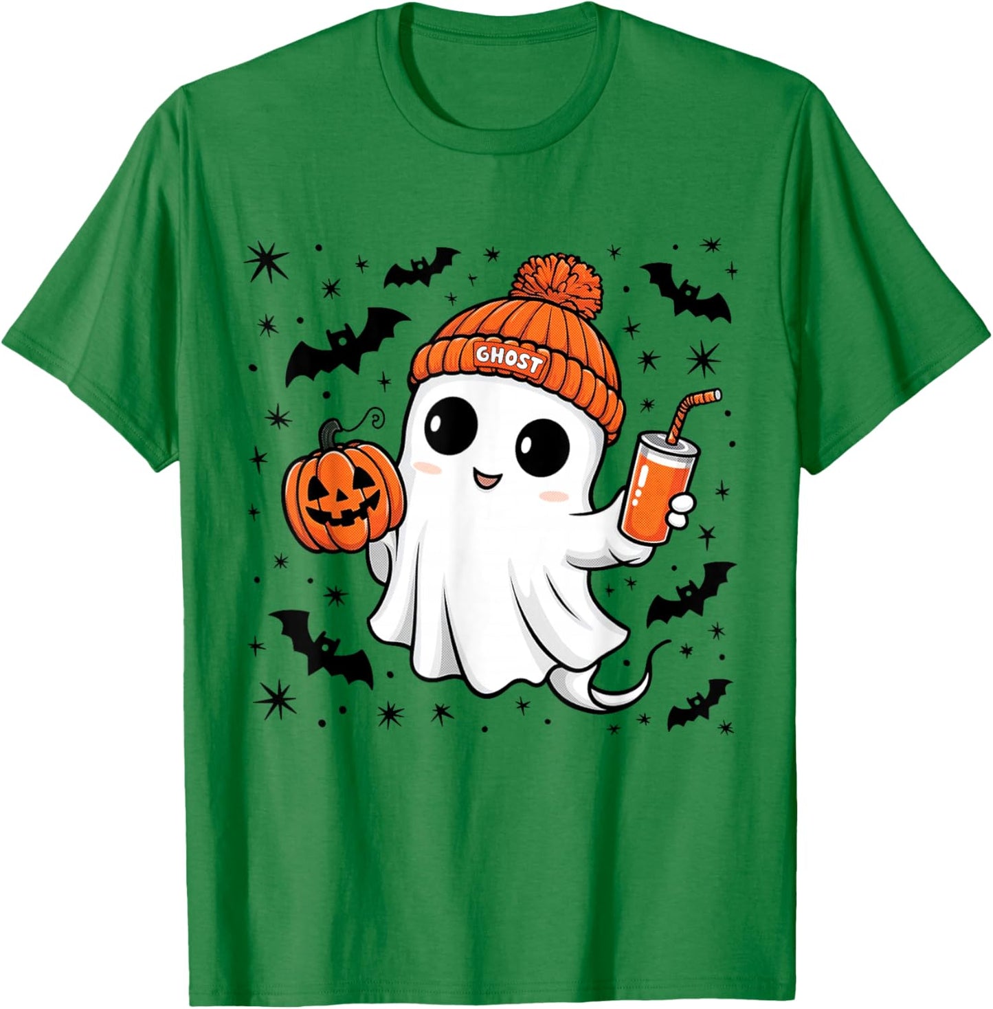Cute Ghost Halloween Costume Toddler Kids Boys Girls T-Shirt - T-Shirt | Irish Green