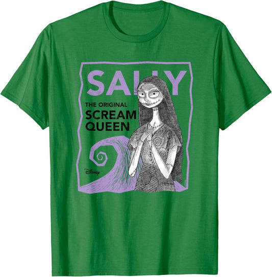Nightmare Before Christmas - Sally Scream Queen T-Shirt - T-Shirt | Irish Green