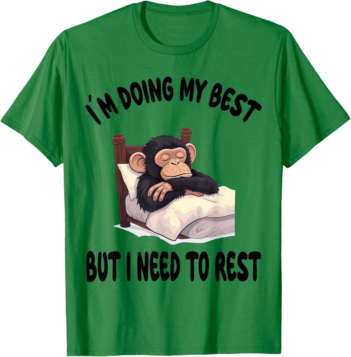 Monkey Ape Official Sleepshirt Pajamas Nightgown T-Shirt - T-Shirt | Irish Green