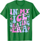 In My Ice Skating Era Figure Hockey Skating Girls Boys Coach T-Shirt - T-Shirt | Irish Green