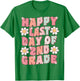 Happy Last Day of 2nd Grade Cute Groovy Second Grade Teacher Women Girls Kids T-Shirt - T-Shirt | Irish Green