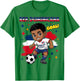 Republica Dominicana Kid Goal Dominican Flag for Boys Kids T-Shirt - T-Shirt | Irish Green