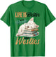 West Highland White Terrier Westie Dog Breed Life is Better Women Girls Kids T-Shirt - T-Shirt | Irish Green