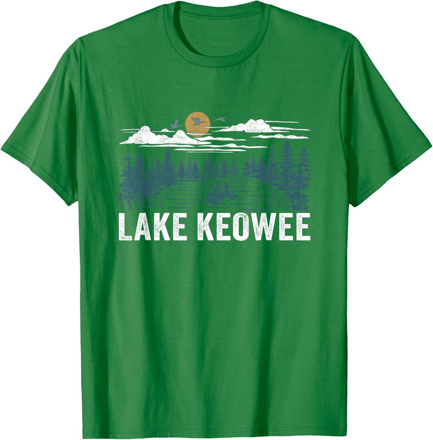 Lake Keowee South Carolina T-Shirt - T-Shirt | Irish Green