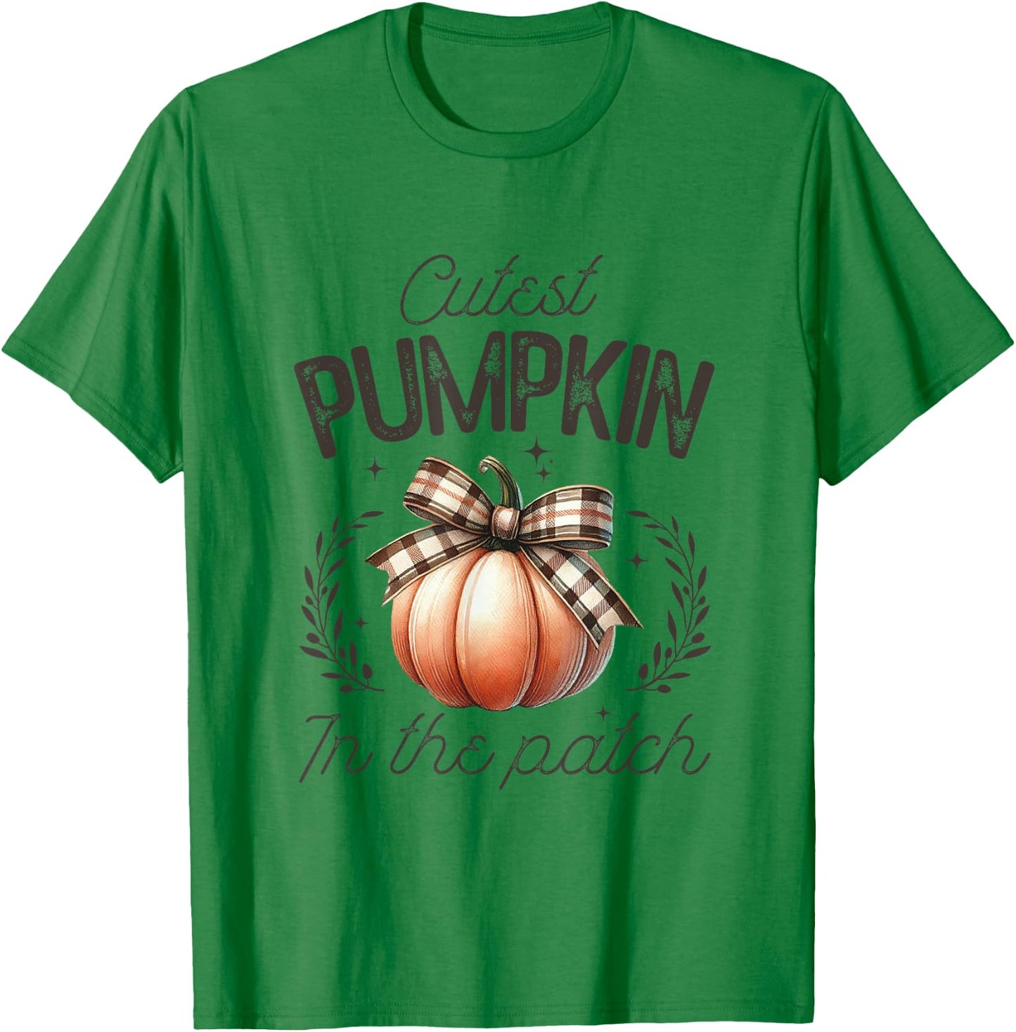 Cutest Pumpkin Patch Cute Halloween T-Shirt - T-Shirt | Irish Green