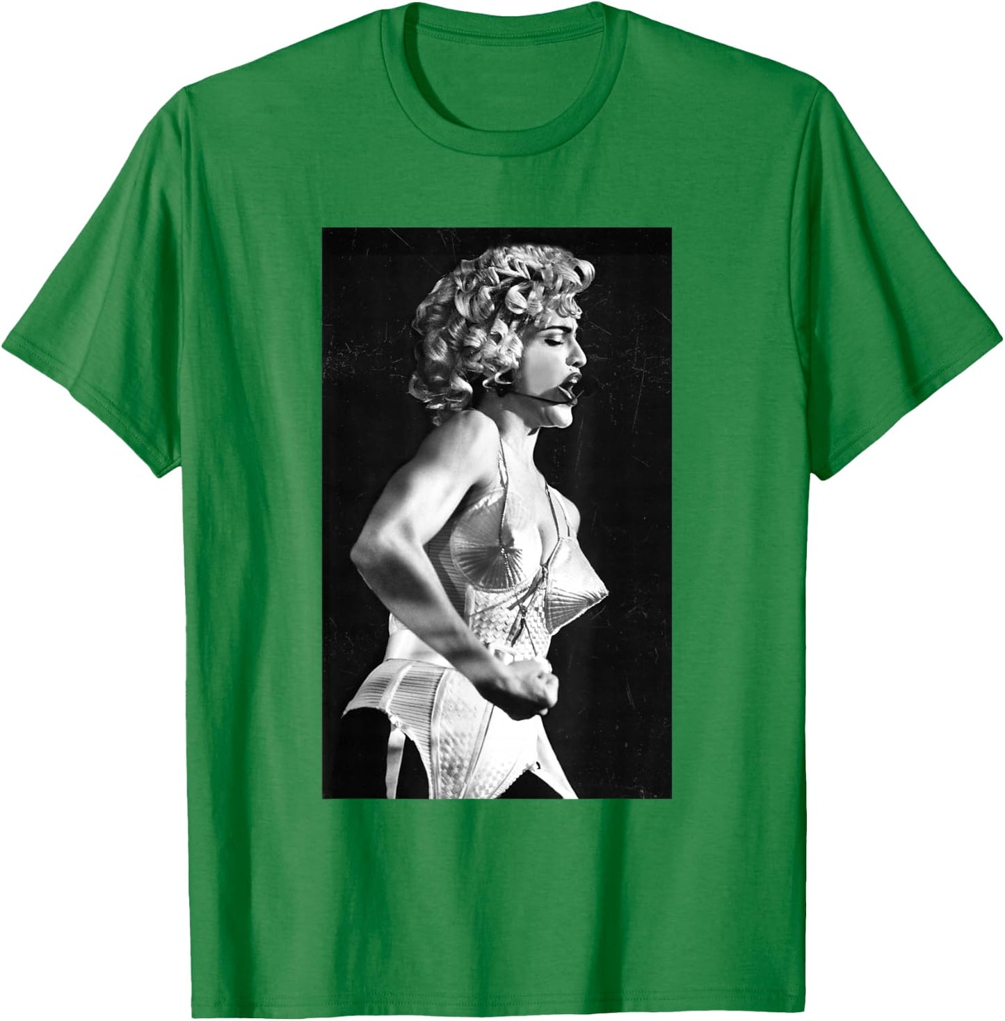 Madonna Singing Live Blonde Ambition By Stephen Wright T-Shirt - T-Shirt | Irish Green