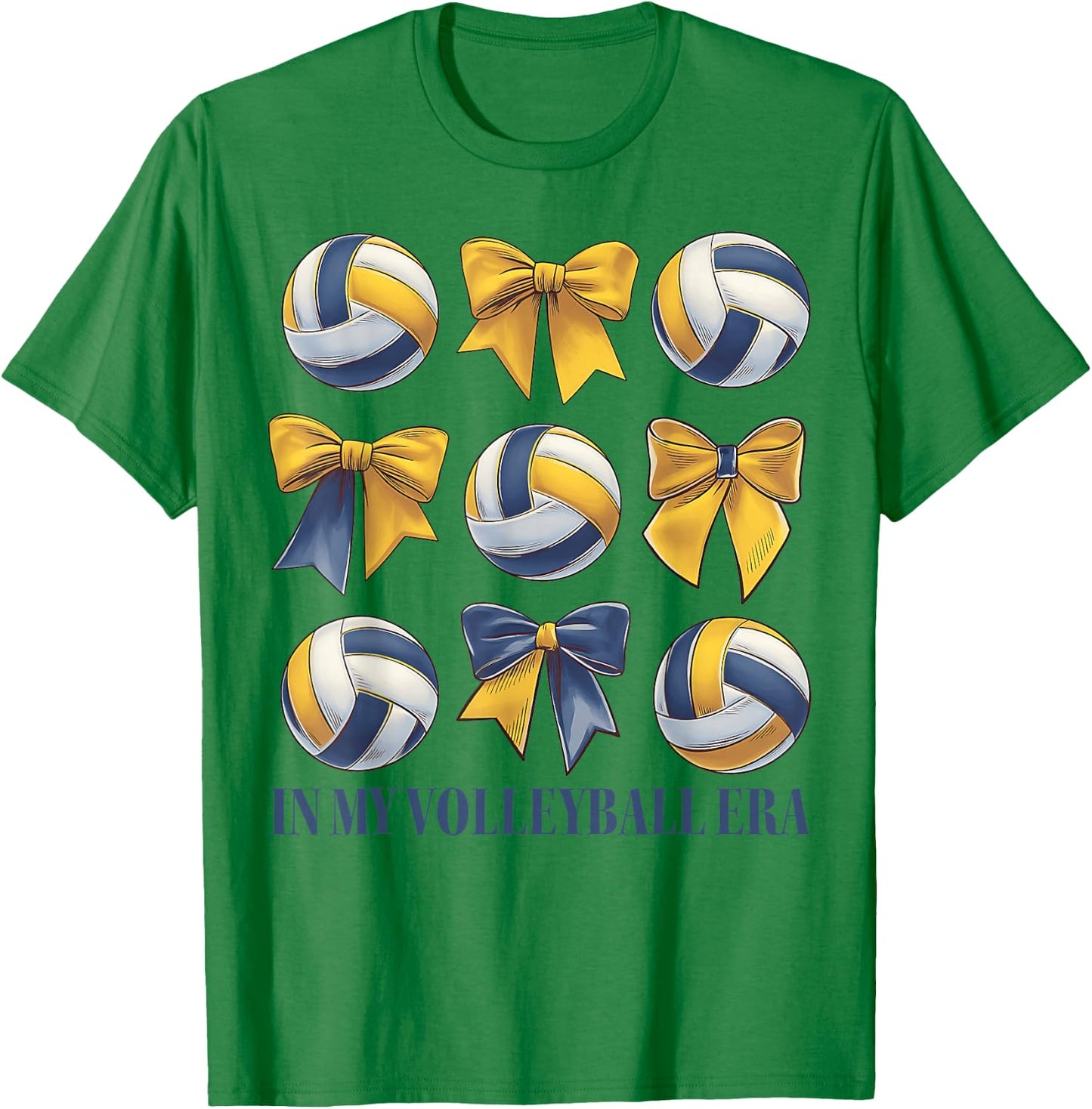In My Volleyball Era Coquette Bow Volleyball Season Women T-Shirt - T-Shirt | Irish Green