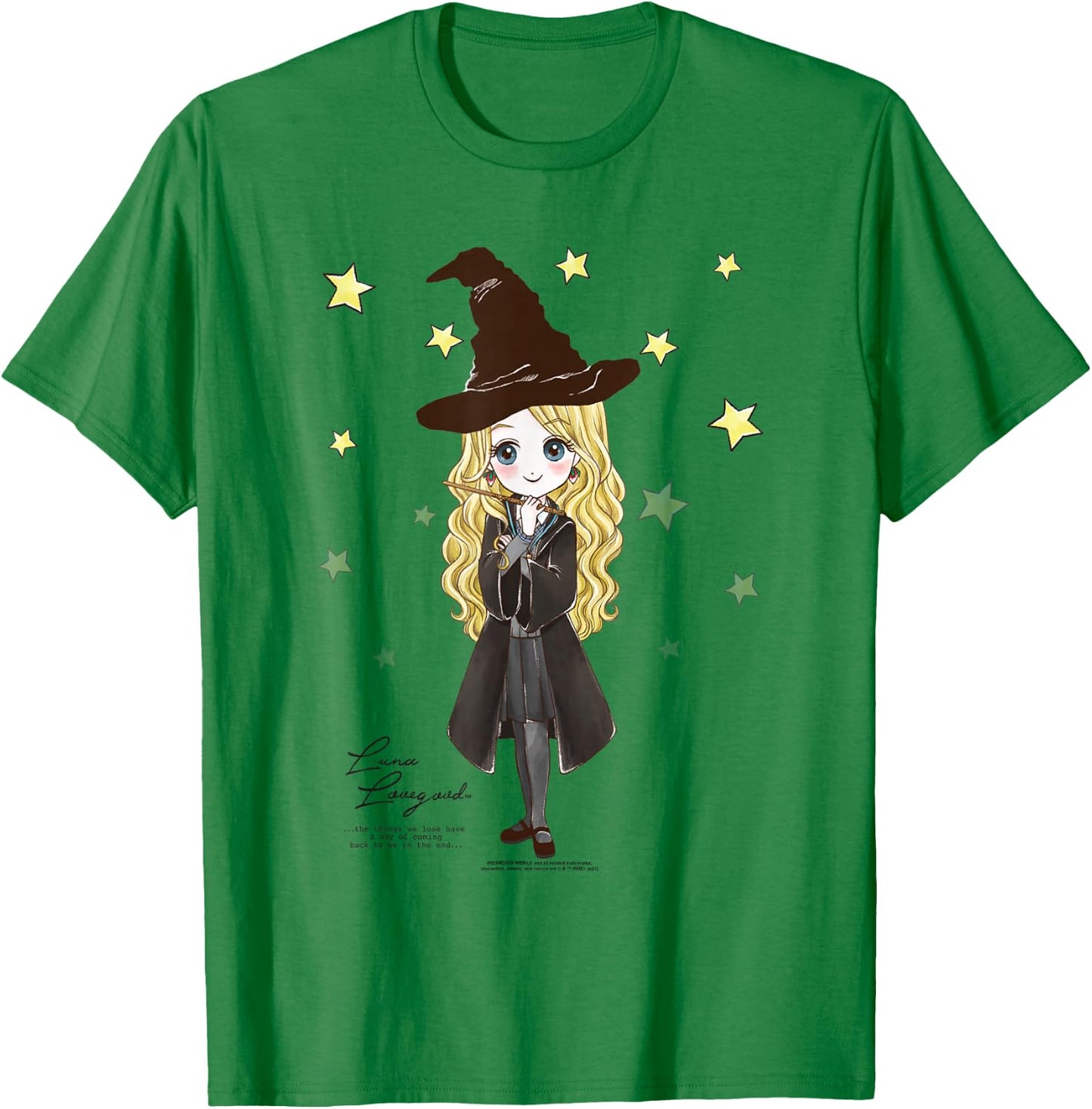 Harry Potter Luna Lovegood Quote and Stars T-Shirt - T-Shirt | Irish Green