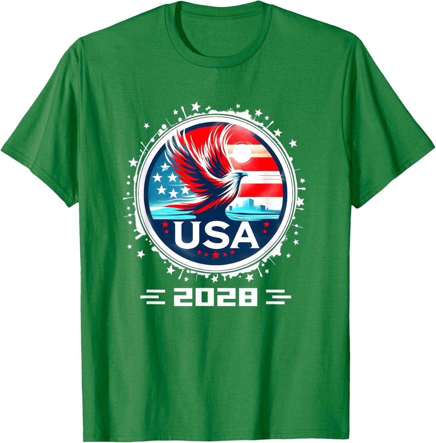USA 2028 Go United States Sport USA Team 2028 USA T-Shirt - T-Shirt | Irish Green