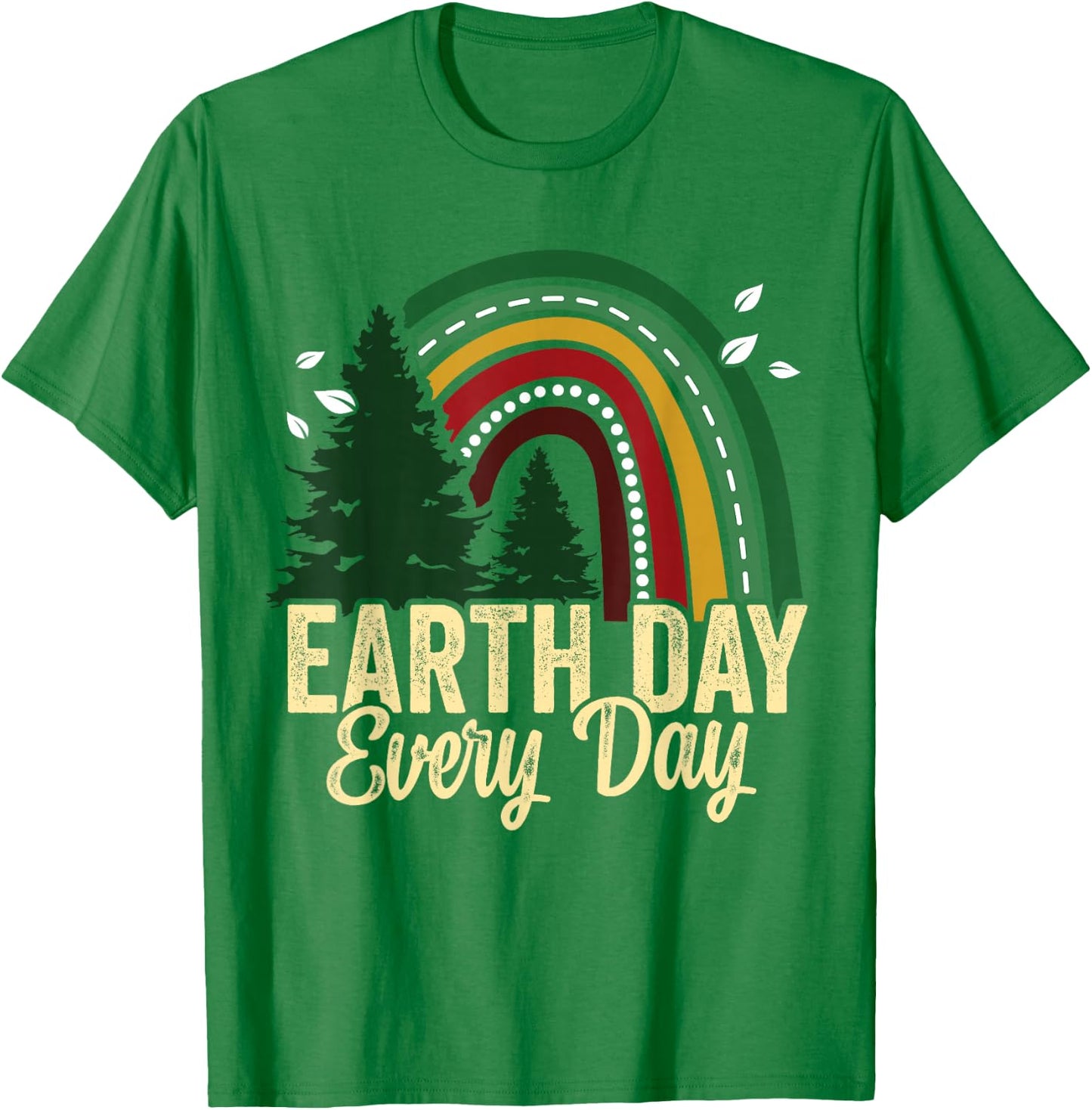 Earth Day Everyday Awareness Planet Animal Men Women Kids T-Shirt - T-Shirt | Irish Green