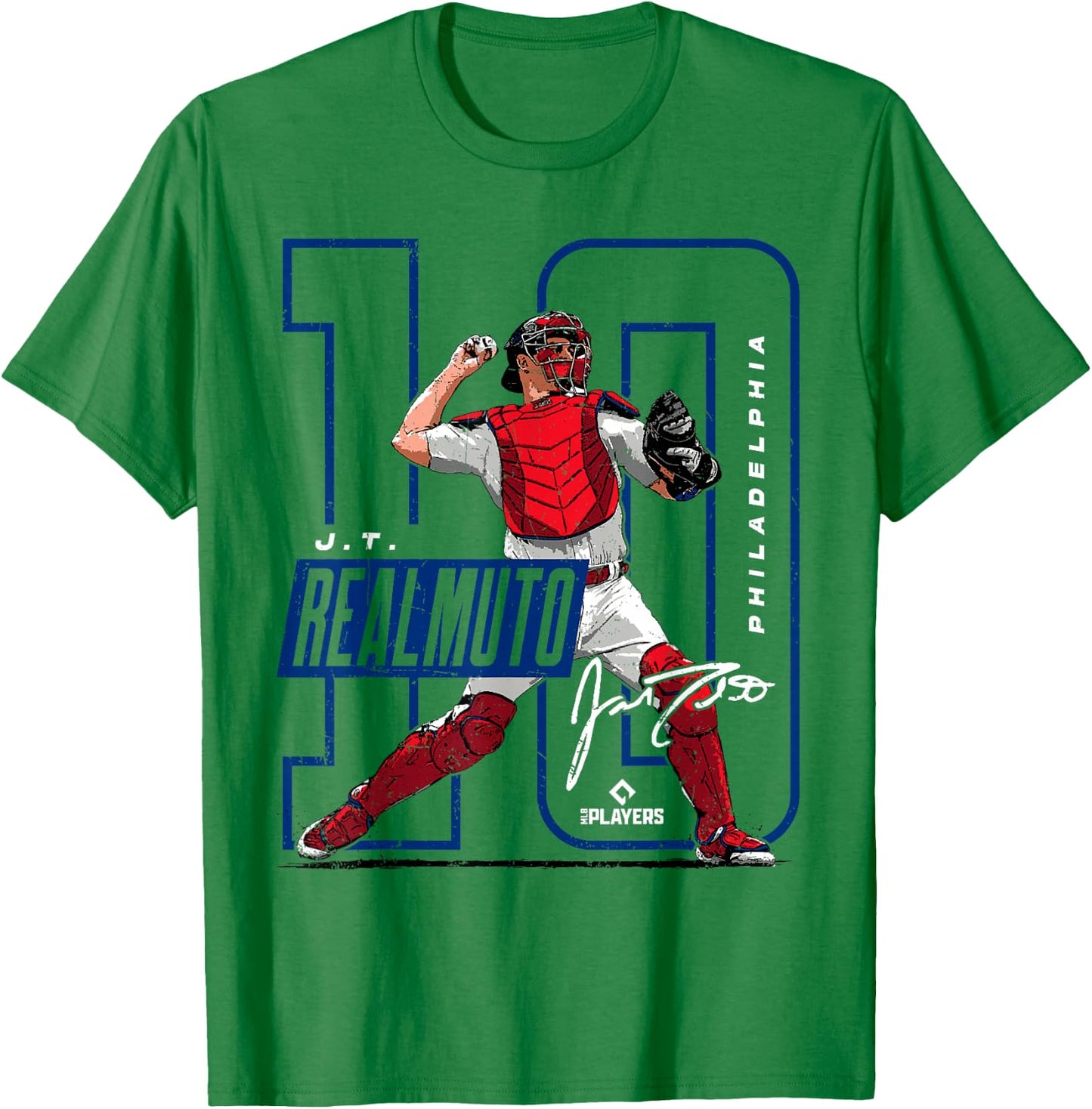J.T. Realmuto | Philadelphia MLB Players League | MLBREA4013 T-Shirt - T-Shirt | Irish Green