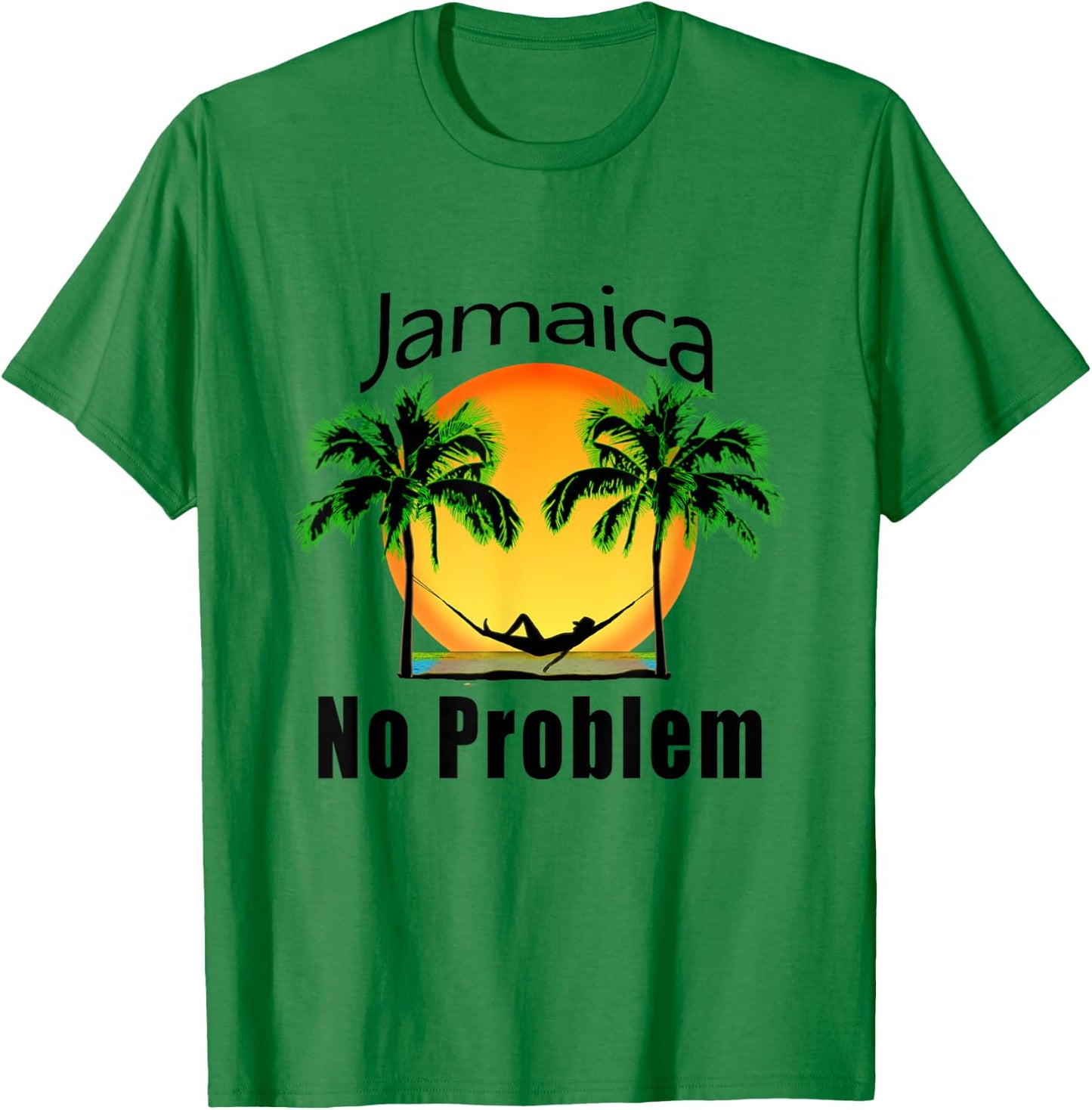 Jamaica Vacation No Problem T-Shirt - T-Shirt | Irish Green