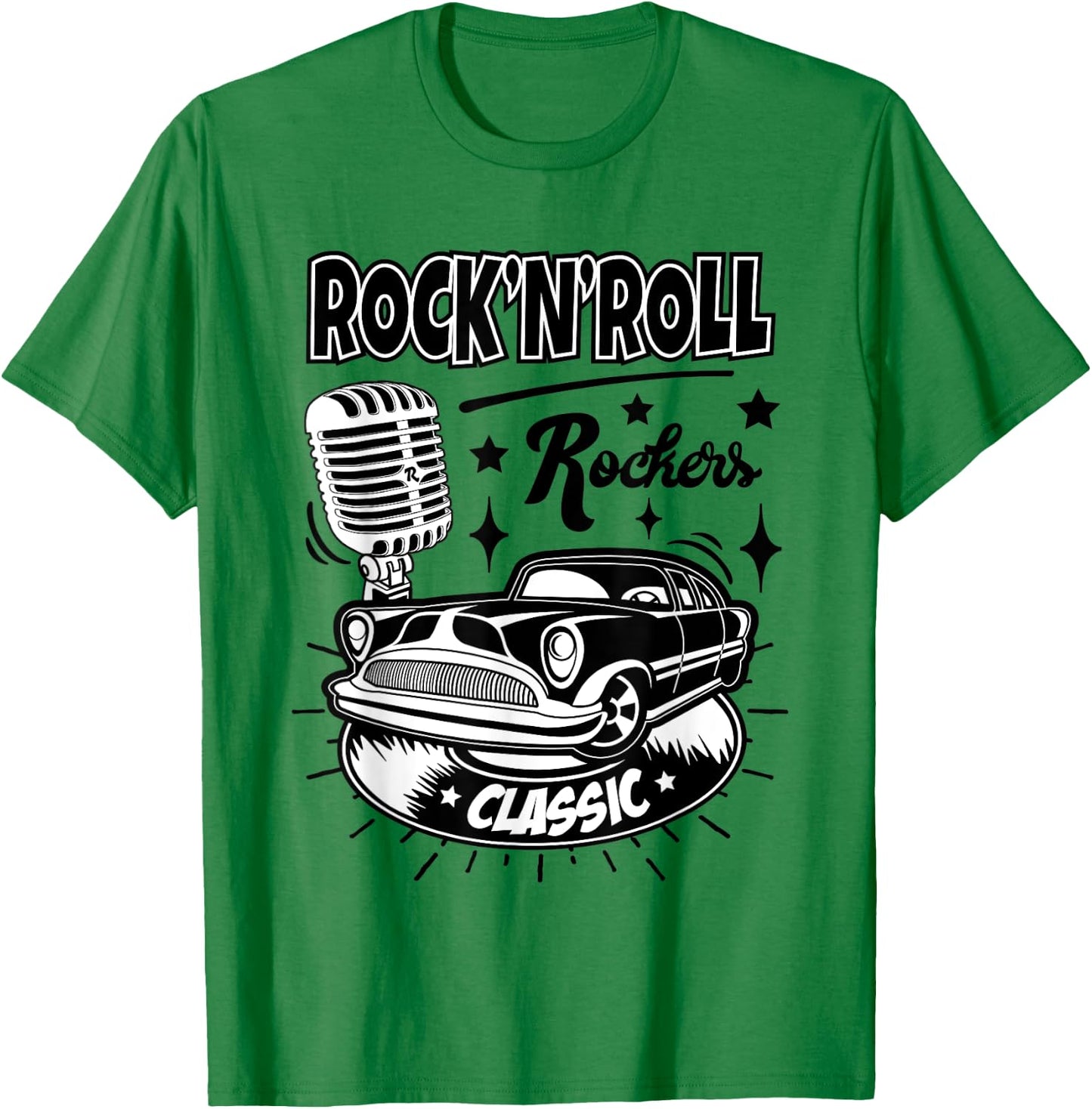 1950s Sock Hop Women Men Rockabilly 50s Costume Doo Wop 60s T-Shirt - T-Shirt | Irish Green