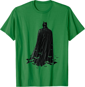 The Batman Bat Cape T-Shirt - T-Shirt | Irish Green