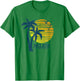 Retro Belize Souvenir Vintage Sunset Men Women T-Shirt - T-Shirt | Irish Green