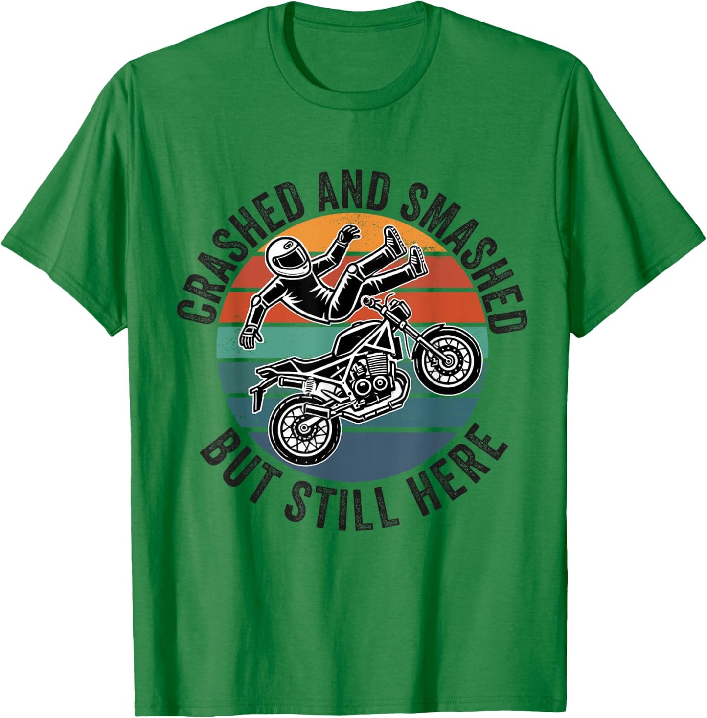 Motorcycle Accident Survivor Bike Crash Injury Recovery T-Shirt - T-Shirt | Irish Green