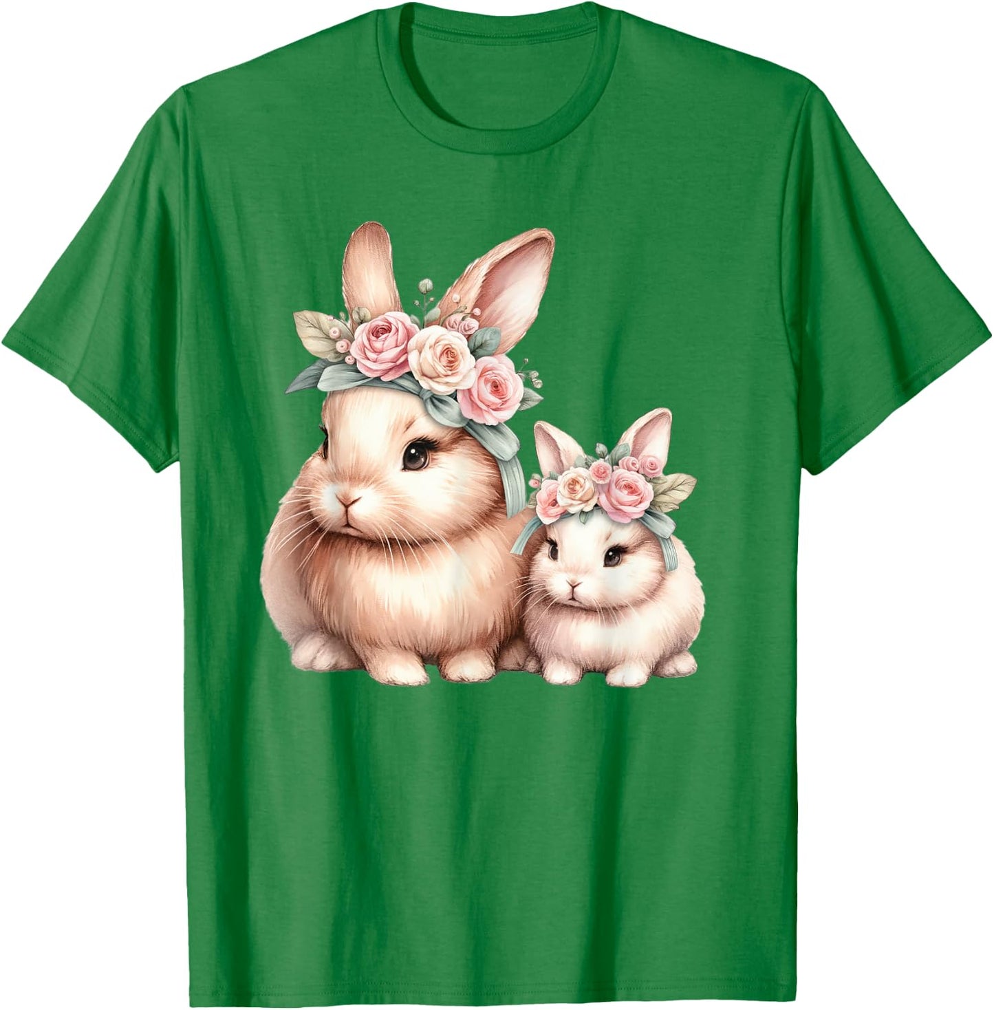 Mama Bunny Rabbit Owner New Mom Mommy For Mothers Day T-Shirt - T-Shirt | Irish Green