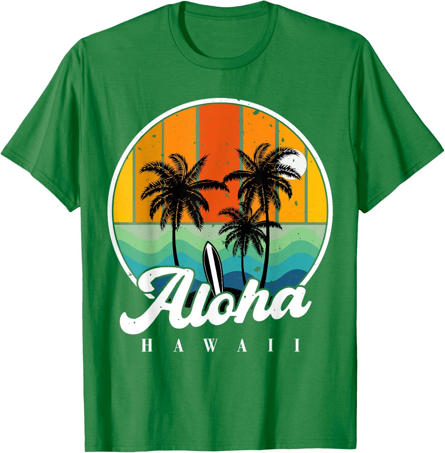 Aloha Hawaiian-Shirt Palm Beach Hawaii Kids Youth Teen Girl T-Shirt - T-Shirt | Irish Green