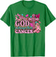 My God Is Stronger Than Christian Breast Cancer Awareness T-Shirt - T-Shirt | Irish Green