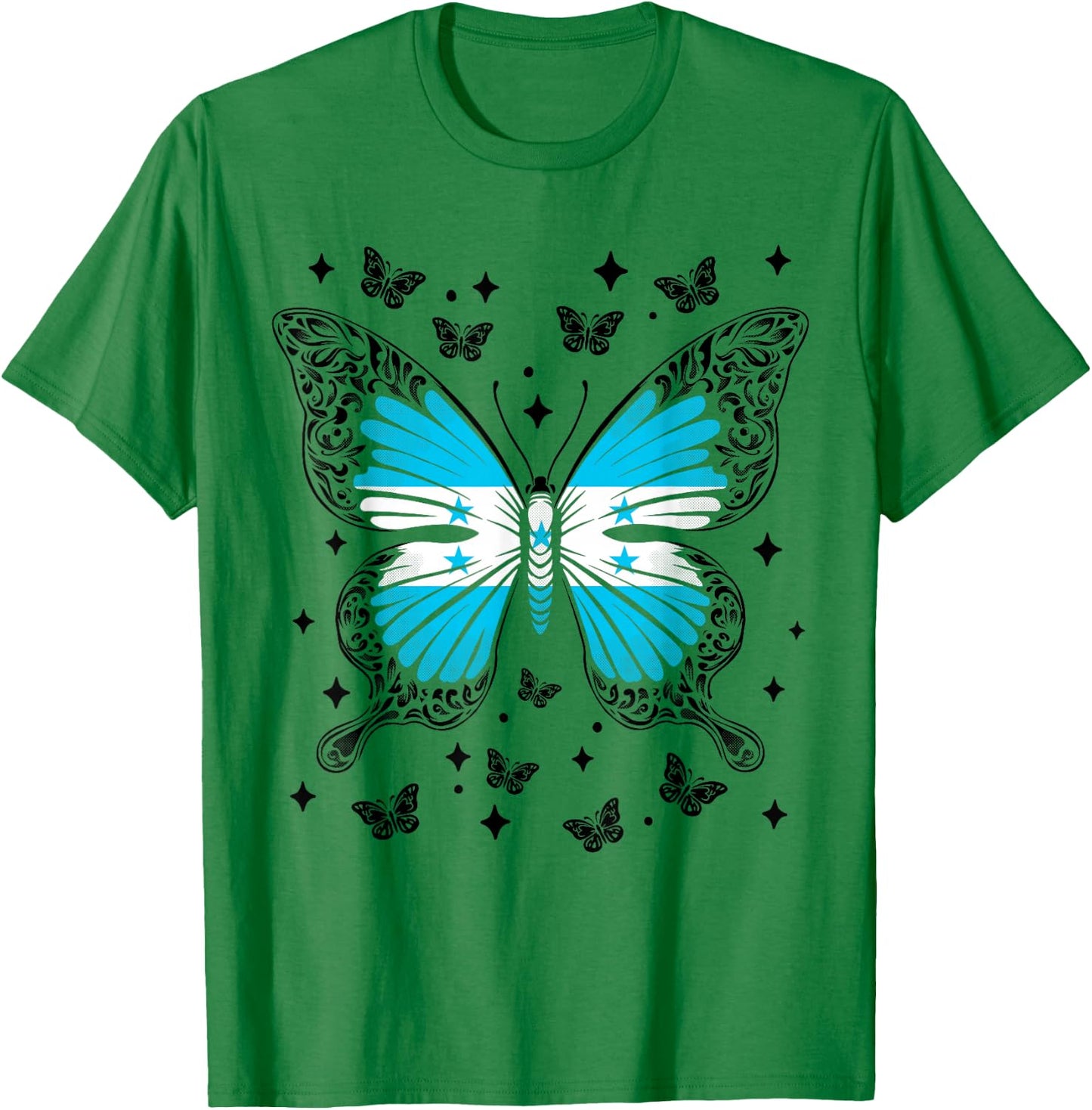 Honduran Butterfly Honduras T-Shirt - T-Shirt | Irish Green