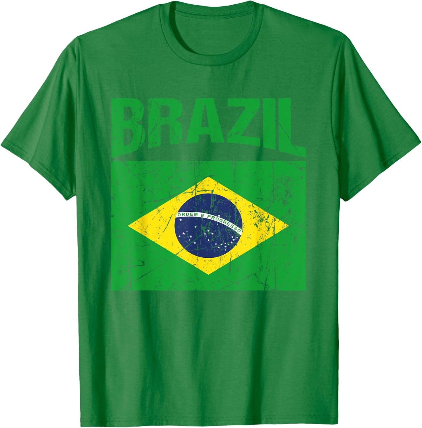 Brazilian Flag Brazil Women Men Kids Brasil T-Shirt - T-Shirt | Irish Green