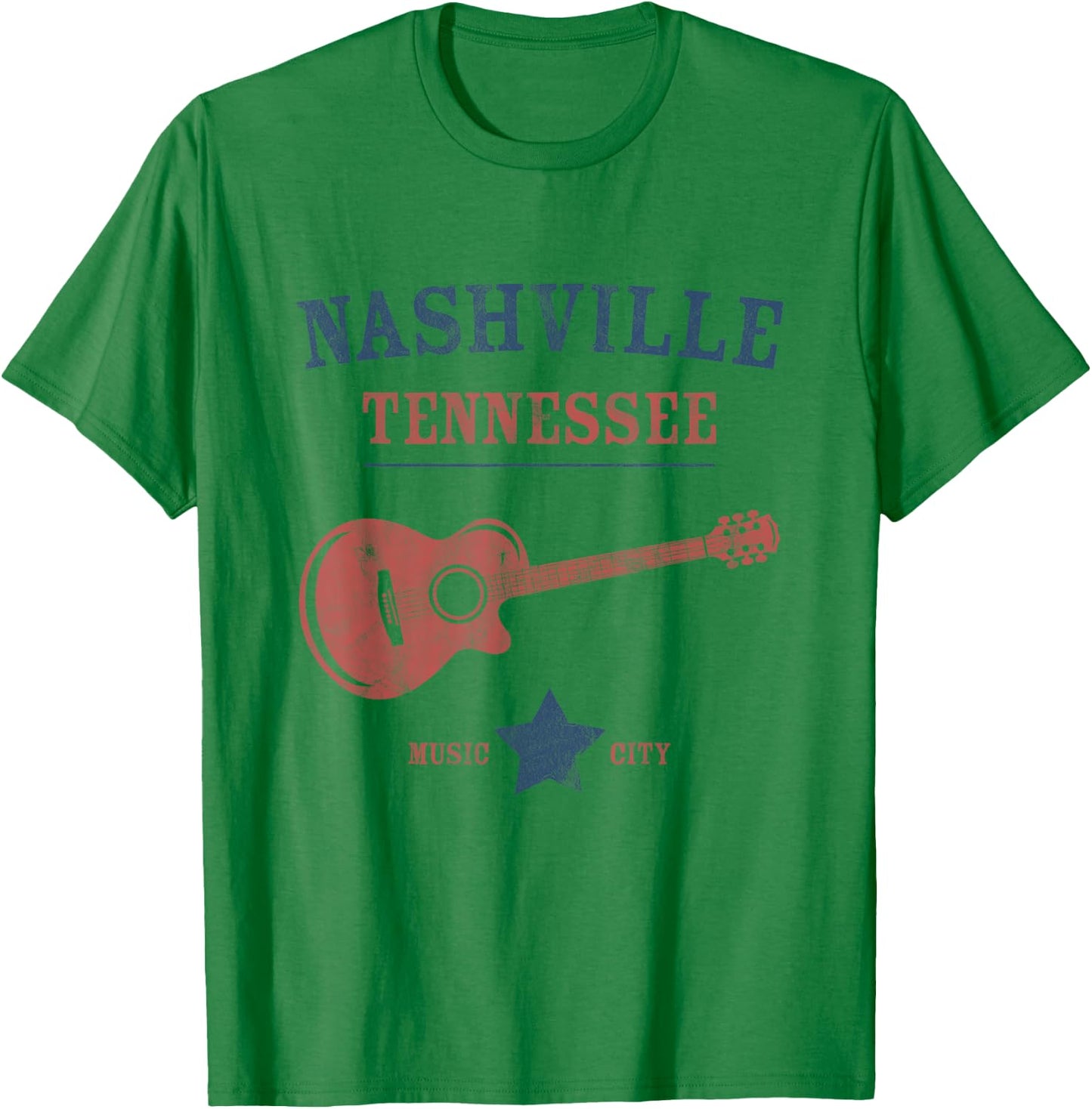 Nashville - Guitar T-Shirt - T-Shirt | Irish Green