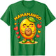 Mamamango Mother and Baby Mango Mom Pregnancy T-Shirt - T-Shirt | Irish Green