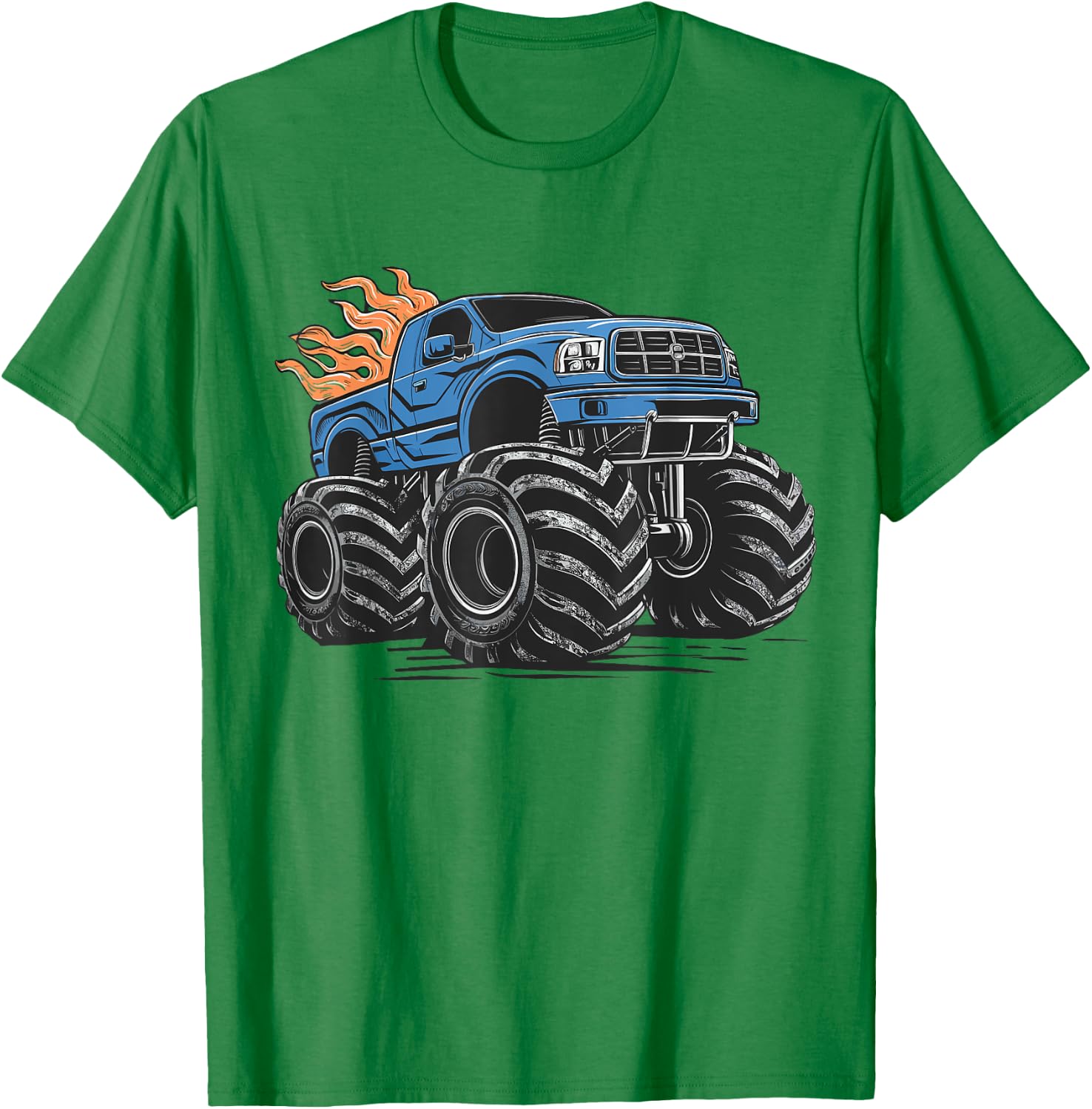 Monster Truck for toddlers Youth & Adults T-Shirt - T-Shirt | Irish Green