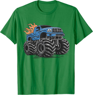 Monster Truck for toddlers Youth & Adults T-Shirt - T-Shirt | Irish Green