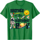 Brother of The Birthday Boy Astronaut Space Planets Family T-Shirt - T-Shirt | Irish Green