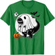 Funny T-Rex Ghost Dinosaur Halloween Costume Tyrannosaurus T-Shirt - T-Shirt | Irish Green