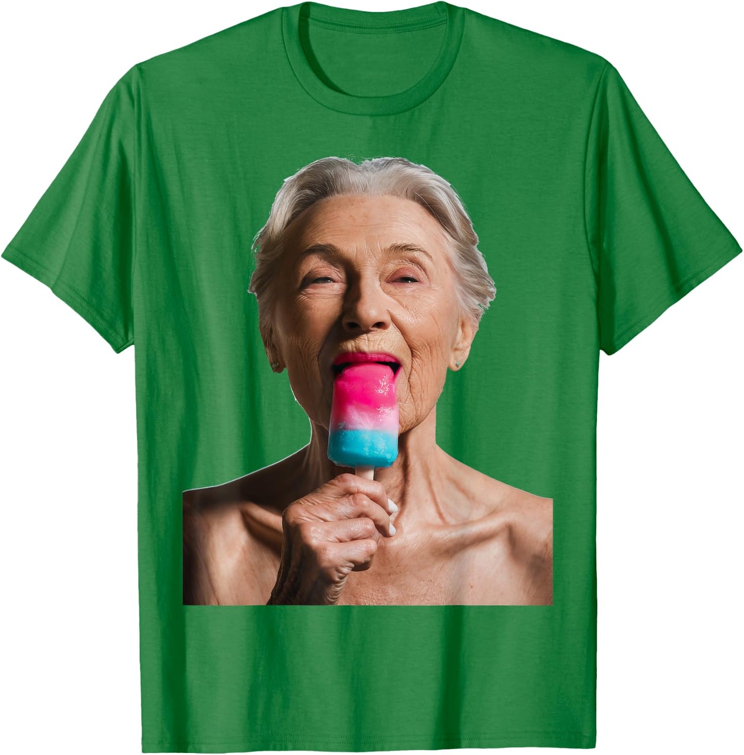 Grandma Licks Ice Cream Women T-Shirt - T-Shirt | Irish Green