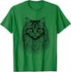 Cat Fingerprint - Siberian Forest Dad Mom Men Women T-Shirt - T-Shirt | Irish Green