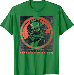 Karl Marx Retro Vintage Soviet Propaganda. SOVI8 T-Shirt - T-Shirt | Irish Green