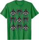 Coquette Halloween Funny Halloween Girl Coquette Raccoon T-Shirt - T-Shirt | Irish Green