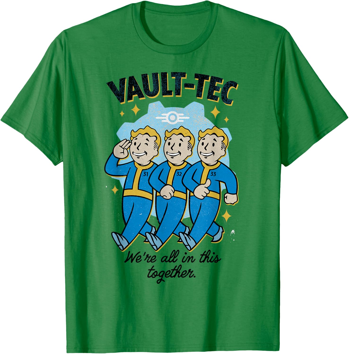 Fallout - We're all in this together T-Shirt - T-Shirt | Irish Green