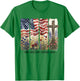 One Nation Under God 4th of July Jesus Patriotic Christian T-Shirt - T-Shirt | Irish Green