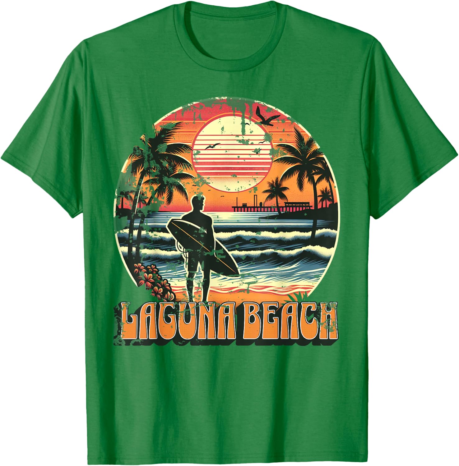 Laguna Beach T-Shirt - T-Shirt | Irish Green