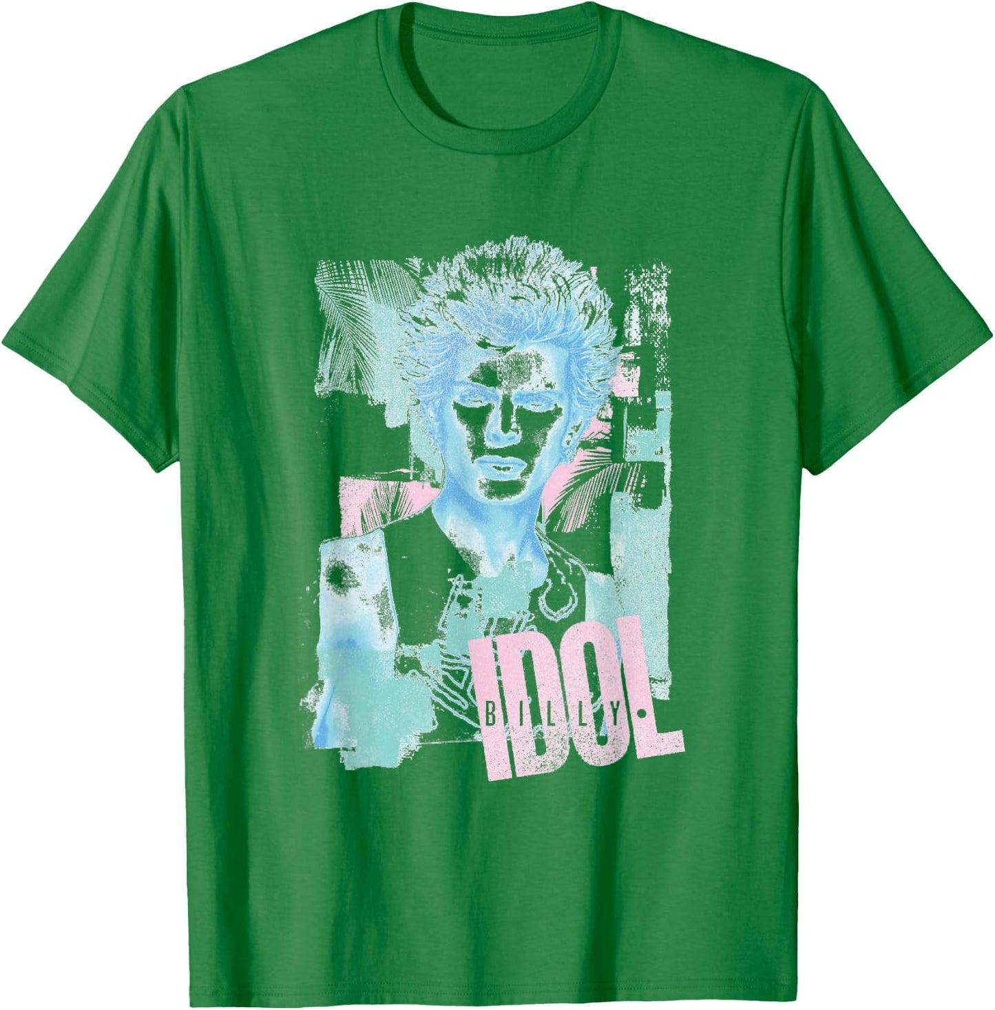 Billy Idol - Eyes Without A Face T-Shirt - T-Shirt | Irish Green