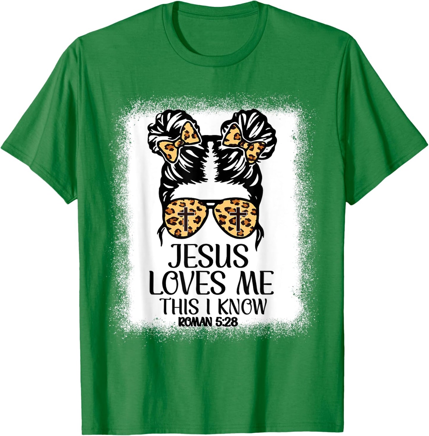 Kid Jesus Love Me This I Know You Toddler Women Christian T-Shirt - T-Shirt | Irish Green