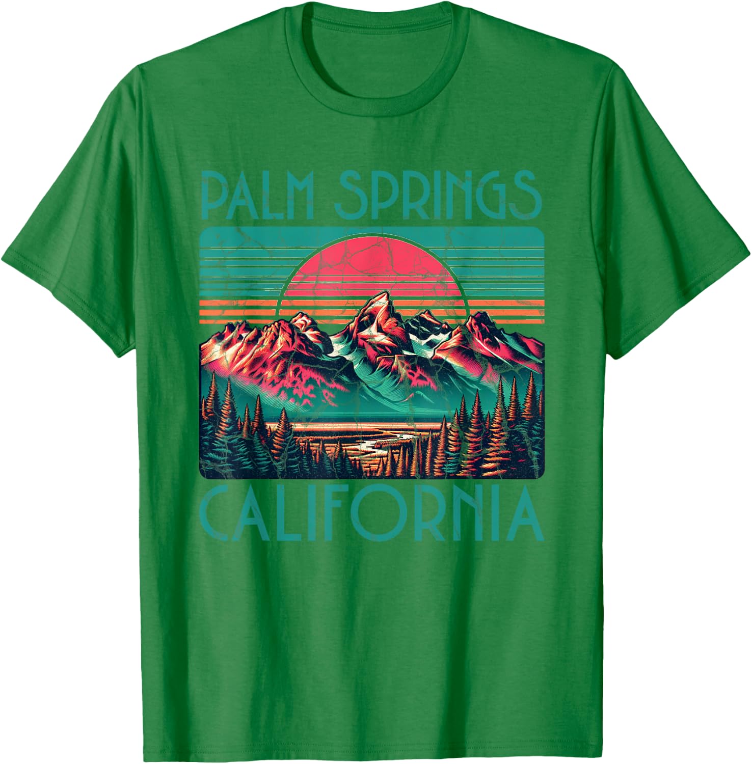 Palm Springs T-Shirt - T-Shirt | Irish Green