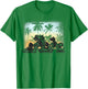 Mario Kart Tropical Silhouette Racers T-Shirt - T-Shirt | Irish Green