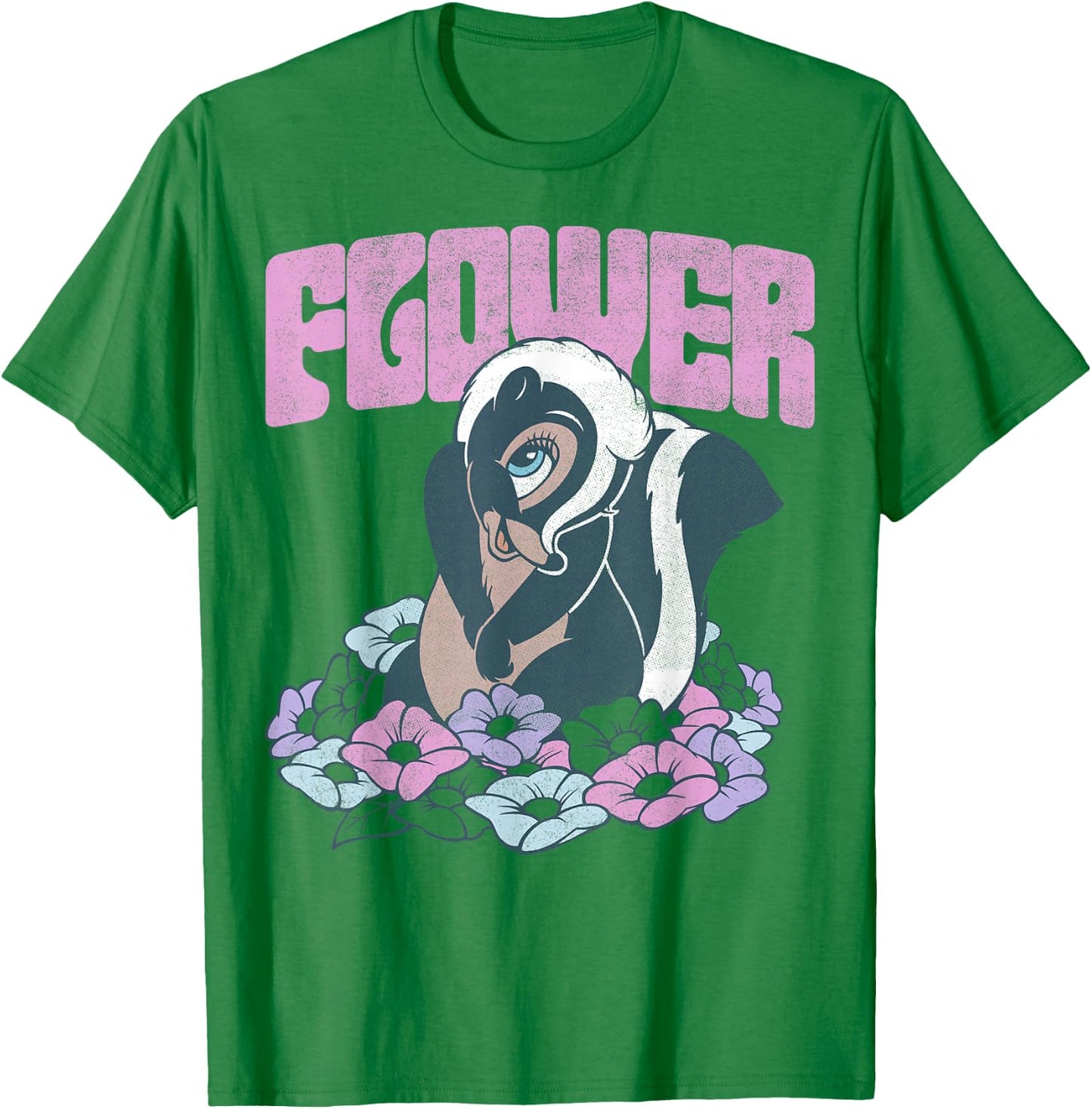 Disney Bambi Flower In The Flowers Portrait T-Shirt - T-Shirt | Irish Green