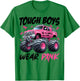 Tough Boys Wear Pink Monster Truck Breast Cancer Awareness T-Shirt - T-Shirt | Irish Green