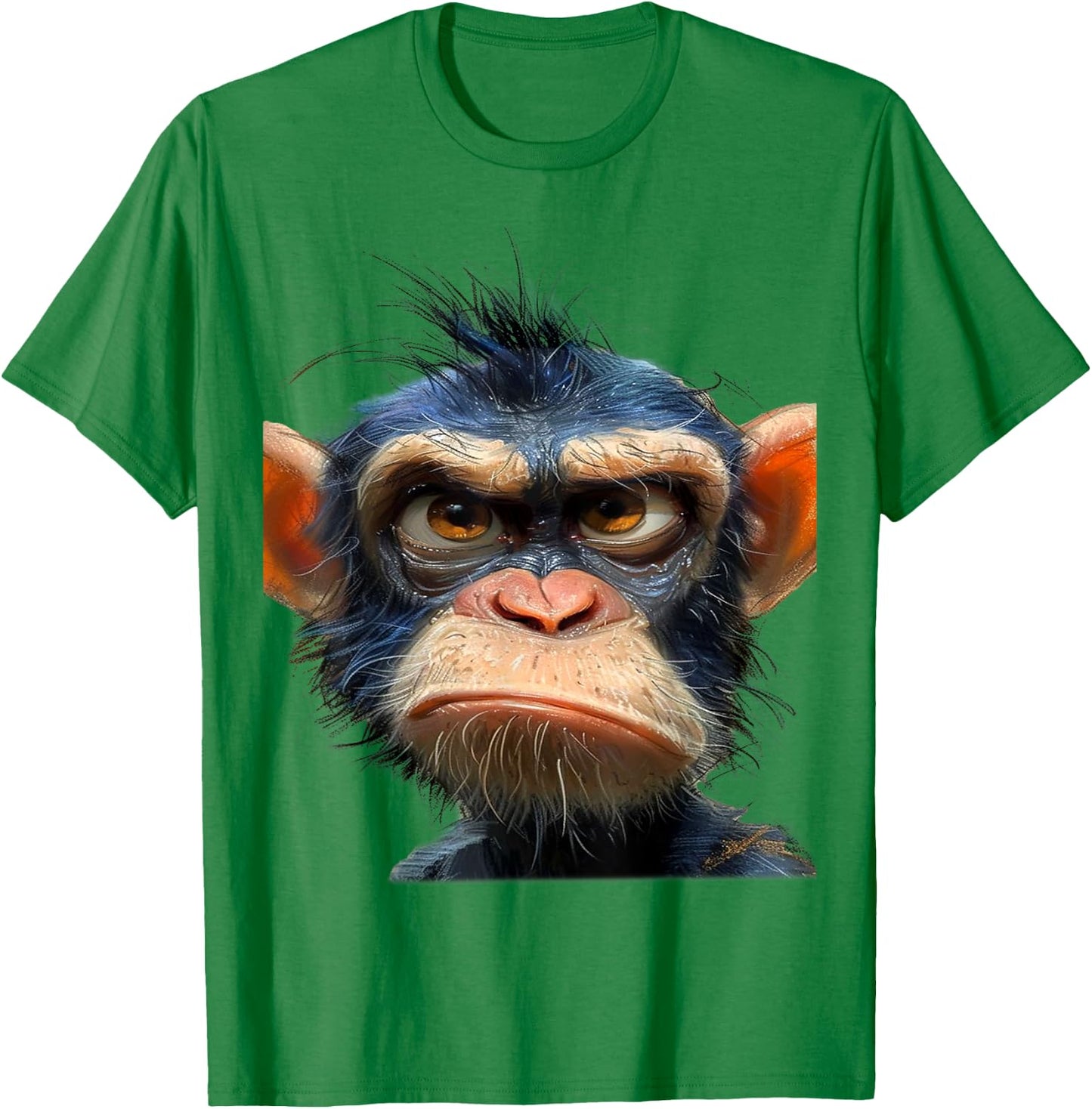 Funny Monkey T-Shirt - T-Shirt | Irish Green
