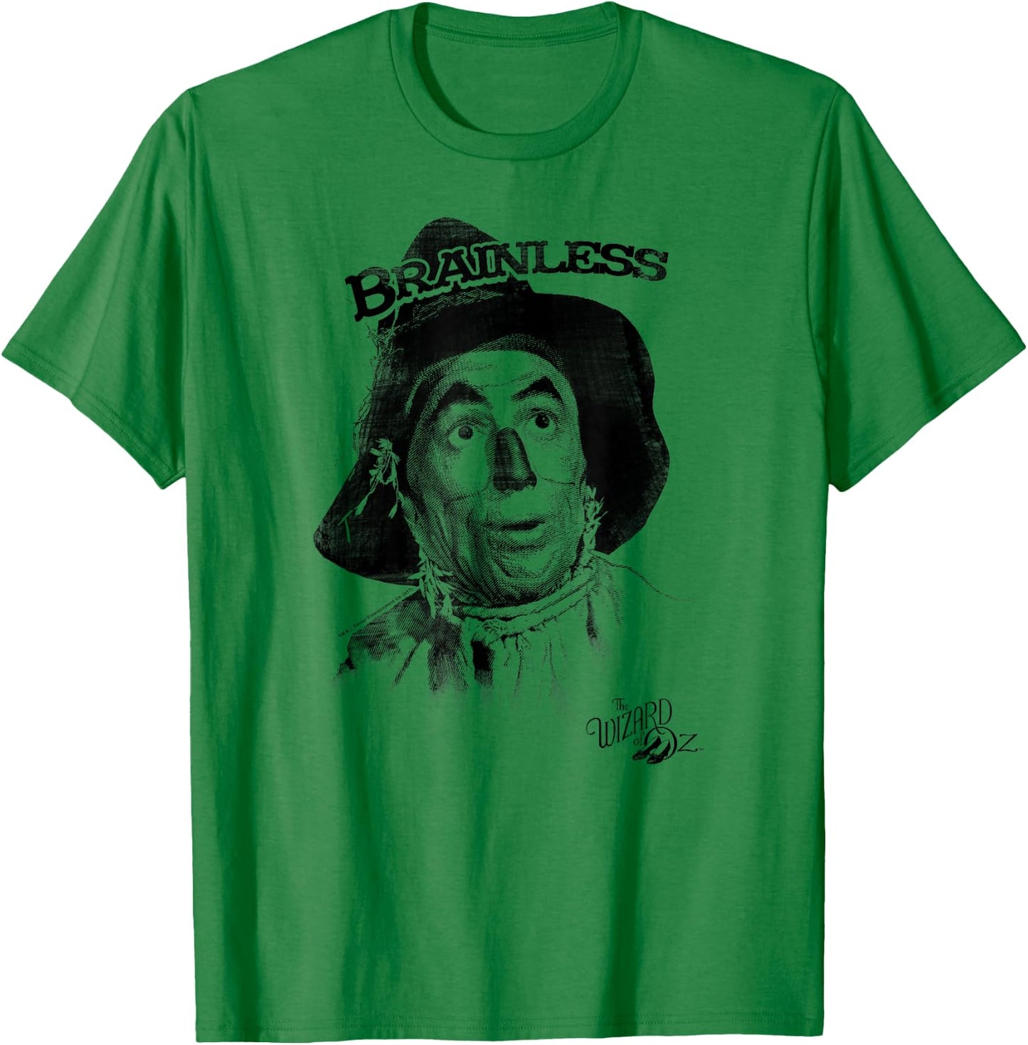 The Wizard of Oz Scarecrow Brainless T-Shirt - T-Shirt | Irish Green