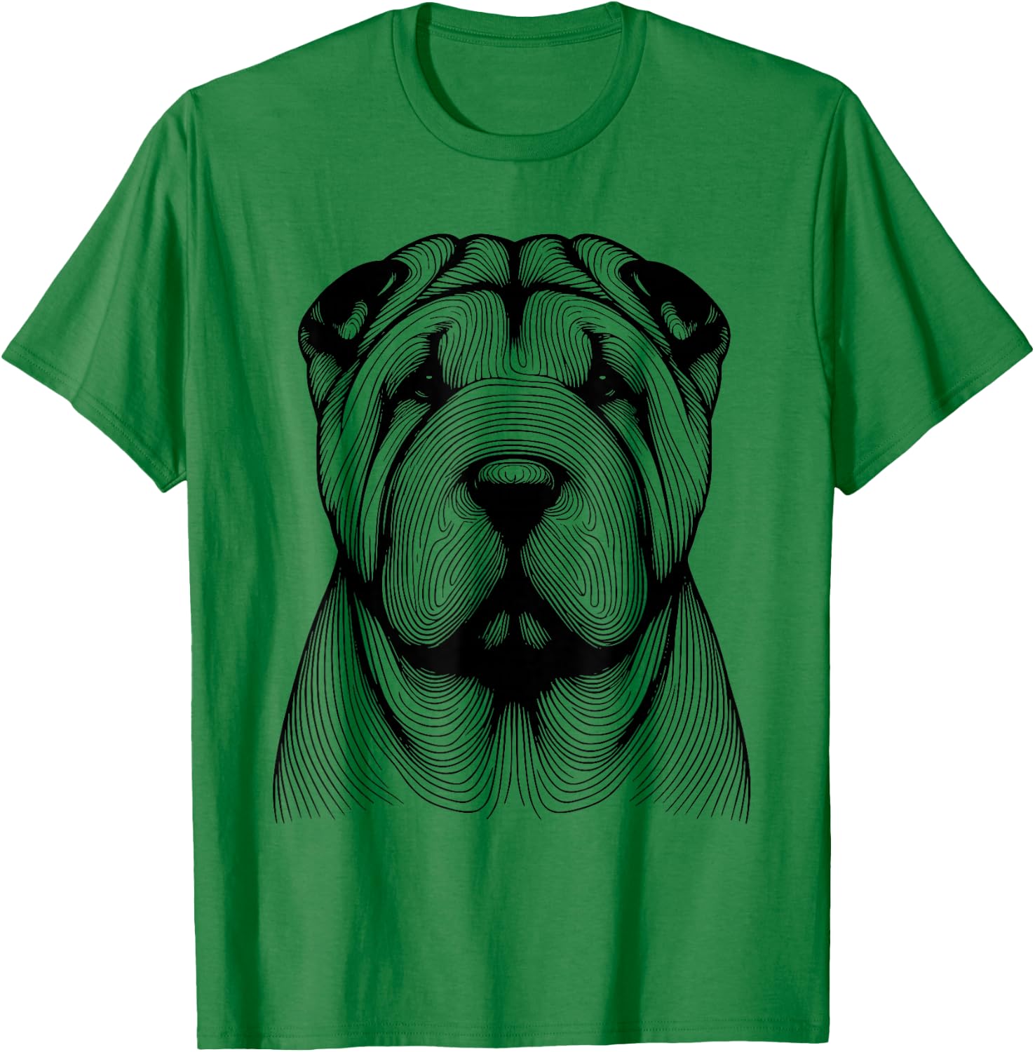 Dog Fingerprint - Shar Pei Dad Mom Women T-Shirt - T-Shirt | Irish Green