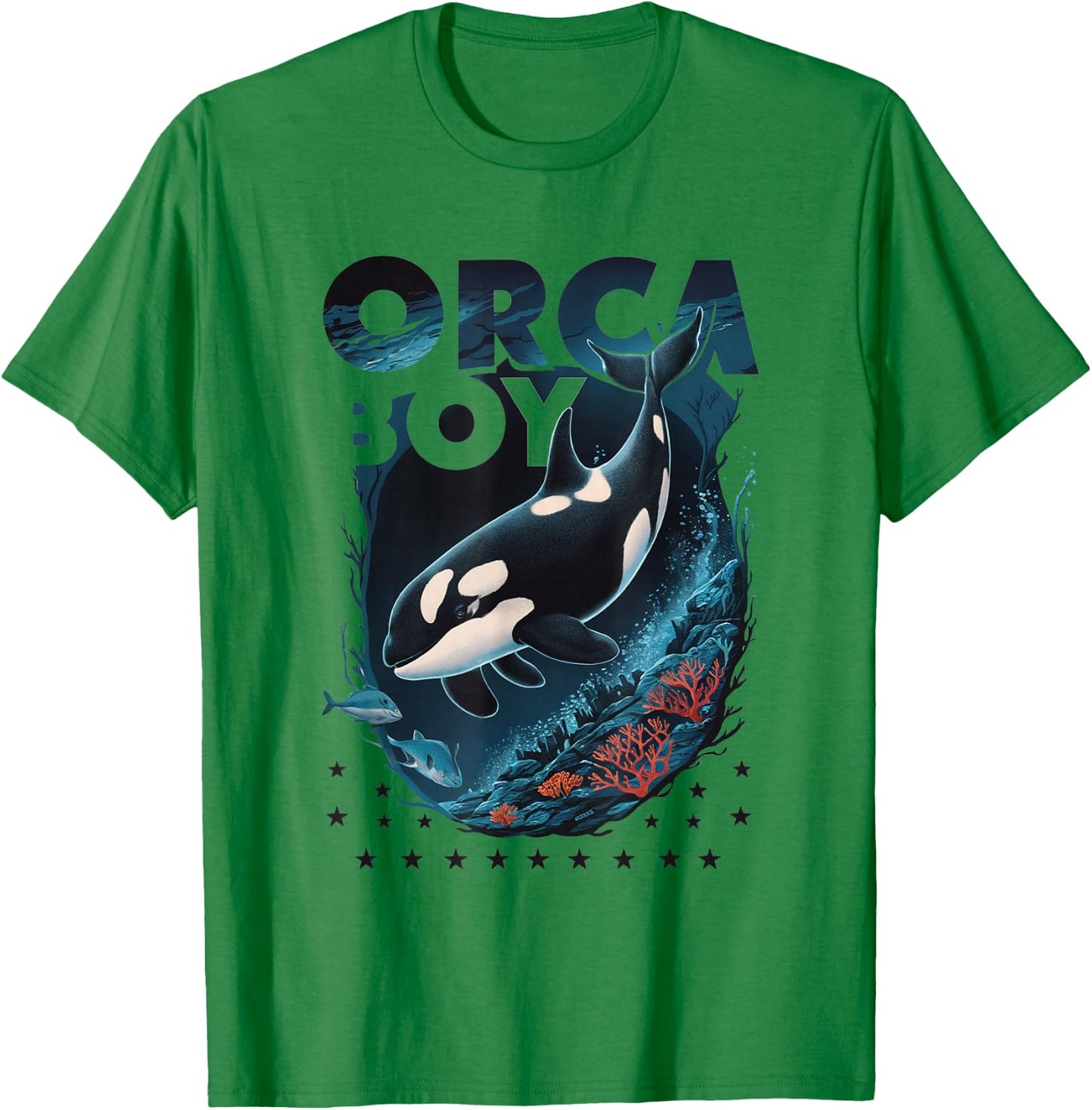 Orca Boy T-Shirt - T-Shirt | Irish Green