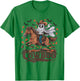 Fun Cowboo Ghost Riding Horse Western Cowboy Ghost Halloween T-Shirt - T-Shirt | Irish Green