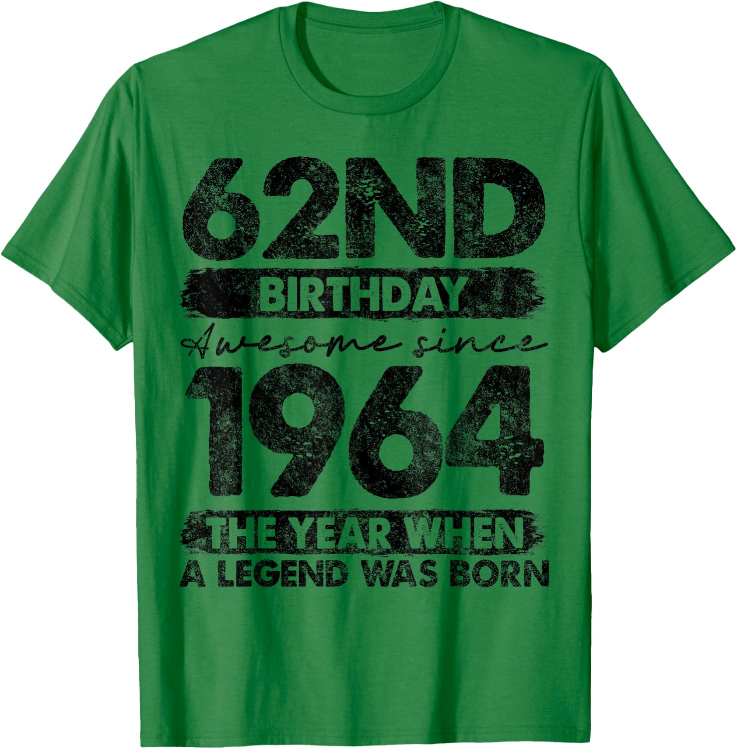 62 Year Old Gifts Vintage 1964 Limited Edition 62nd Birthday T-Shirt - T-Shirt | Irish Green